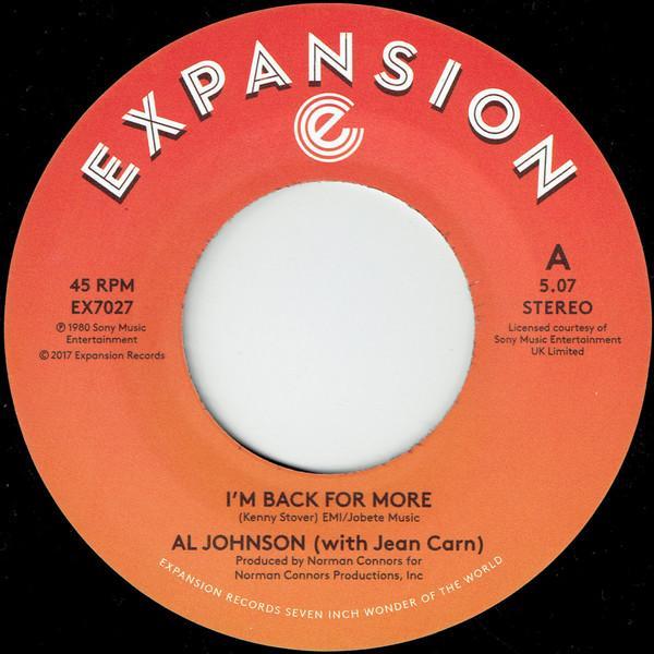 Al Johnson, Jean Carn - I'm Back For More / I've Got My Second Wind