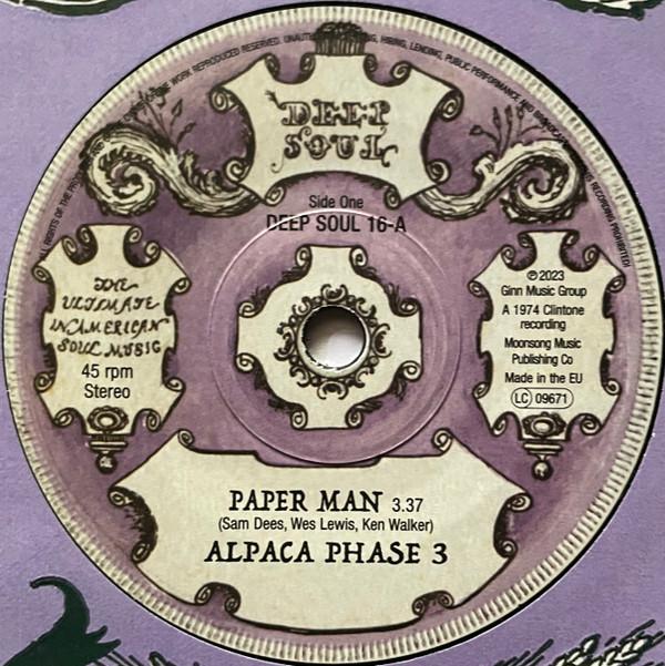 Alpaca Phase III, Sam Dees - Paper Man / False Alarms