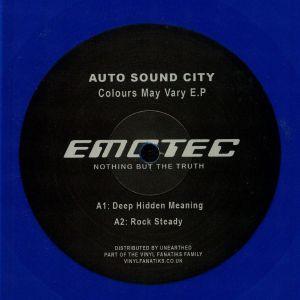 Auto Sound City - Colours May Vary EP
