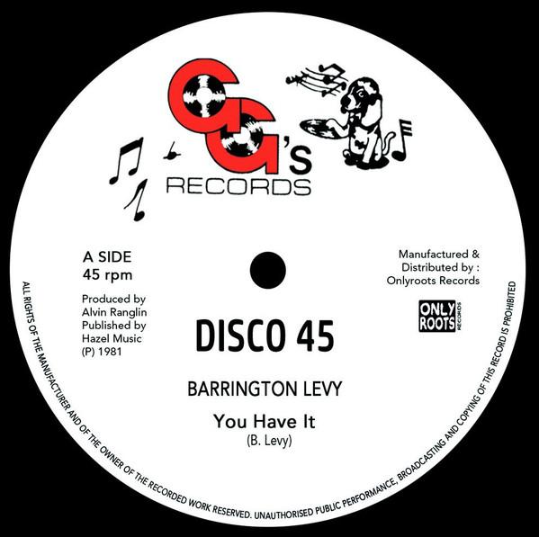 Barrington Levy - You Have It
