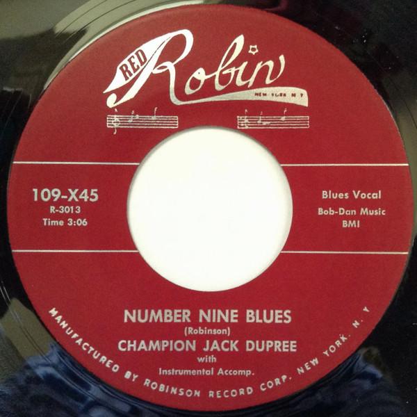 Champion Jack Dupree - Number Nine Blues / Stumbling Block Blues