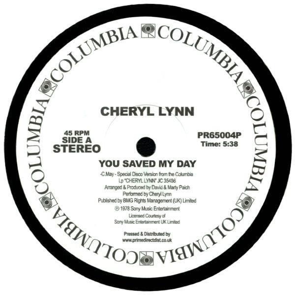Cheryl Lynn - You Saved My Day / Got To Be Real