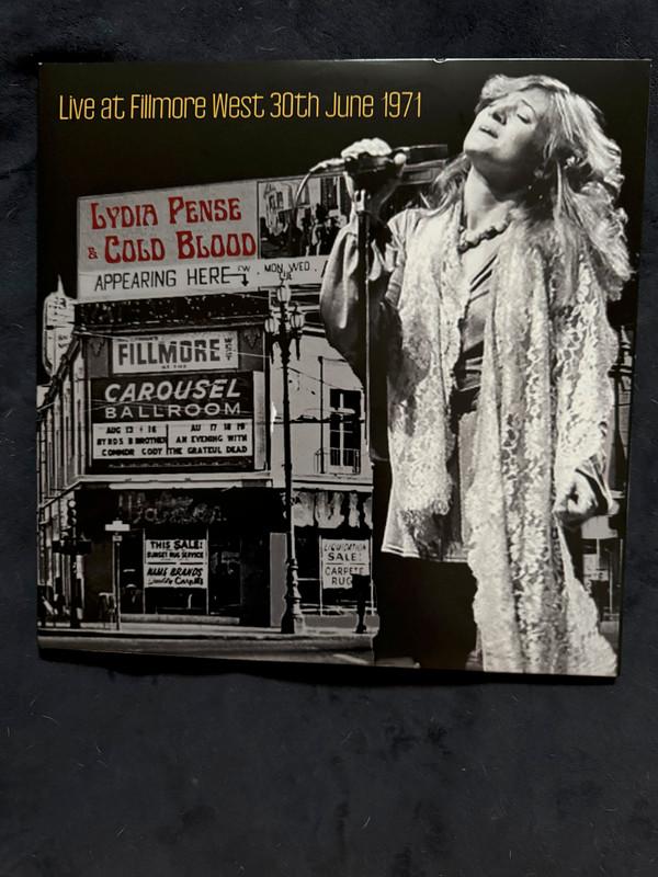 Cold Blood, Lydia Pense - Live At Fillmore West 30th June 1971