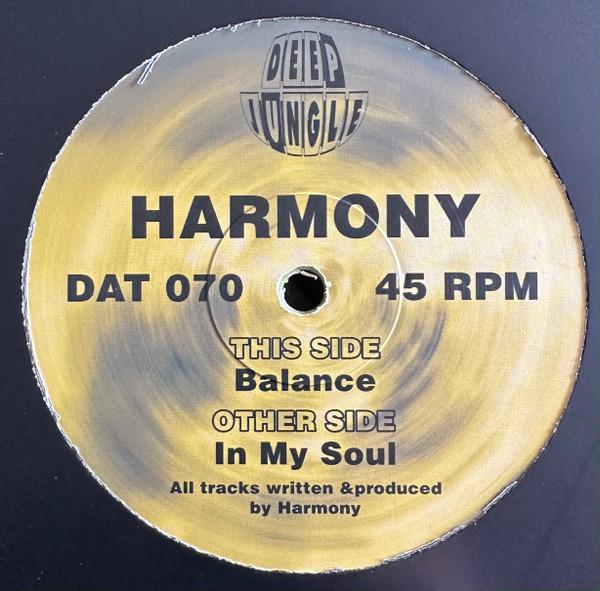 DJ Harmony - In My Soul / Balance