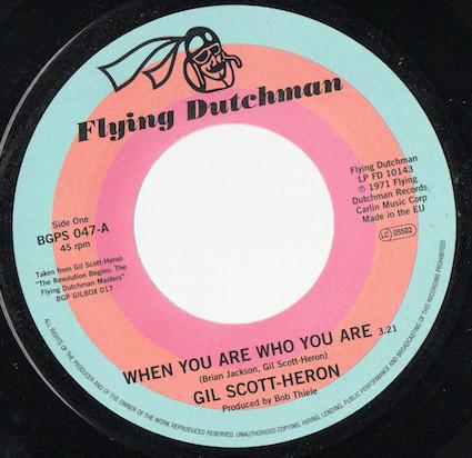 Gil Scott-Heron - When You Are Who You Are / Free Will (Alt Take 1)