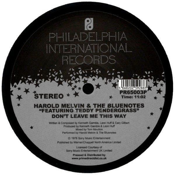 Harold Melvin And The Blue Notes, Teddy Pendergrass - Don't Leave Me This Way /  Bad Luck