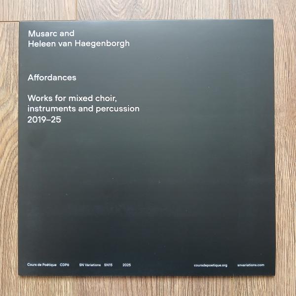 Heleen Van Haegenborgh, Musarc - Affordances
