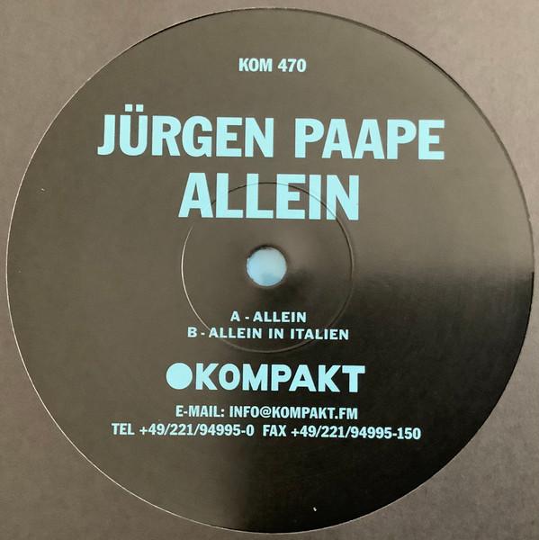 Jürgen Paape - Allein