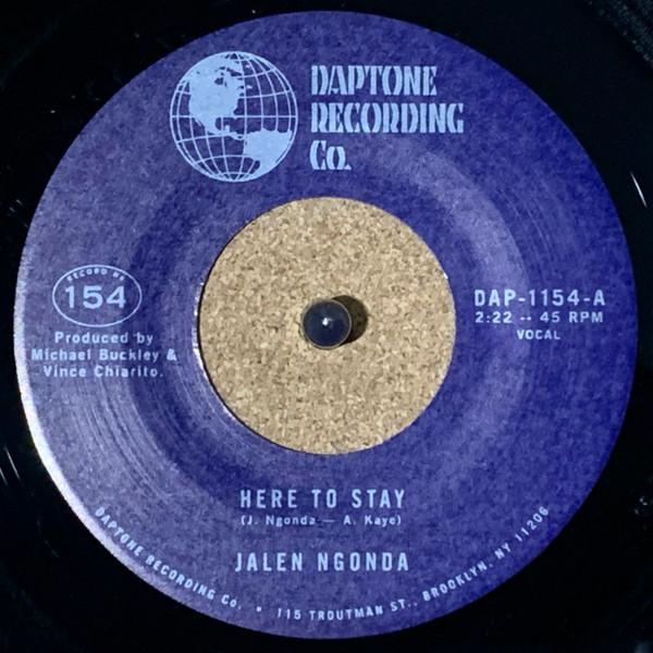 Jalen N'Gonda - Here To Stay / If You Don't Want My Love