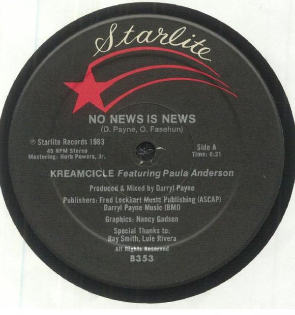 Kreamcicle, Paula Anderson - No News Is News