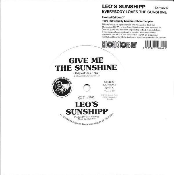 Leo's Sunshipp - Give Me The Sunshine