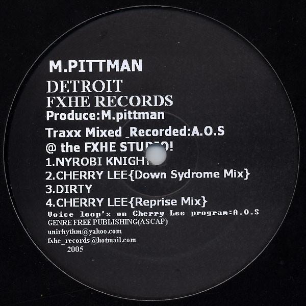 Marcellus Pittman - M. Pittman EP