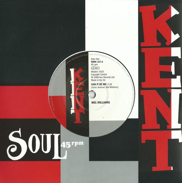 Mel Williams, Arthur Wright & His Orchestra - Can It Be Me / Lay This Burden Down