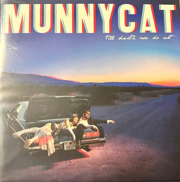 Munnycat - till death we do art - Split Red Blue Transparent VINYL LP