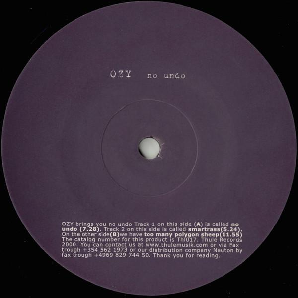 Ozy - No Undo