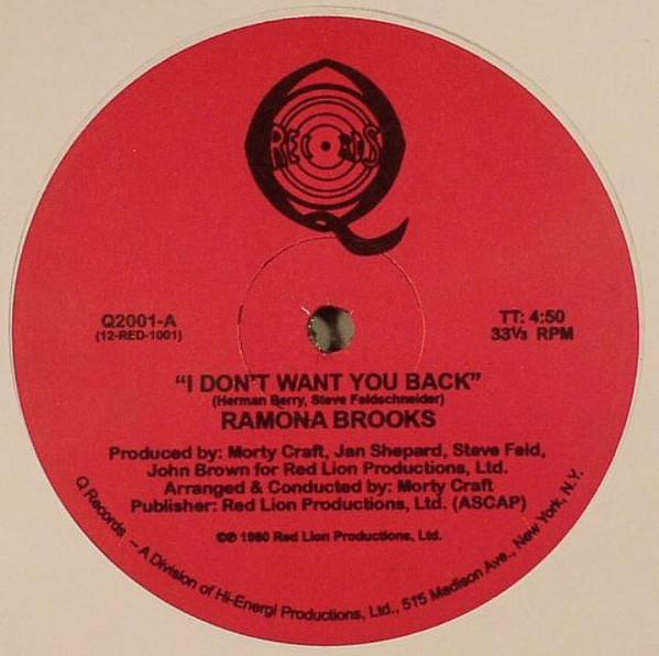 Ramona Brooks - I Don't Want You Back