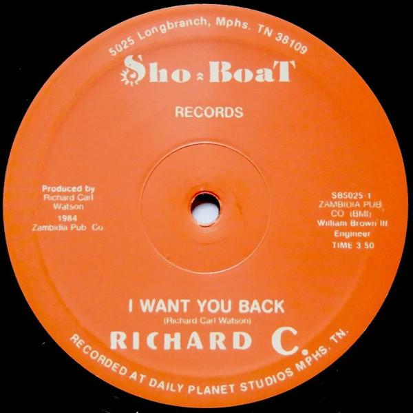Richard Carl Watson - I Want You Back