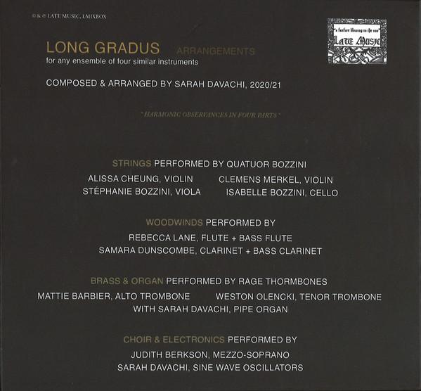 Sarah Davachi - Long Gradus : Arrangements