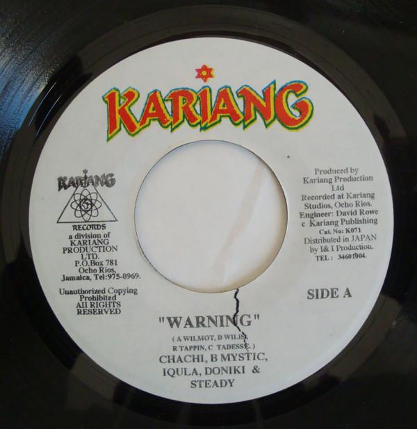 Steady Ranks, Doniki, Billy Mystic Wilmot, Chachi (3), Iqulah - Warning