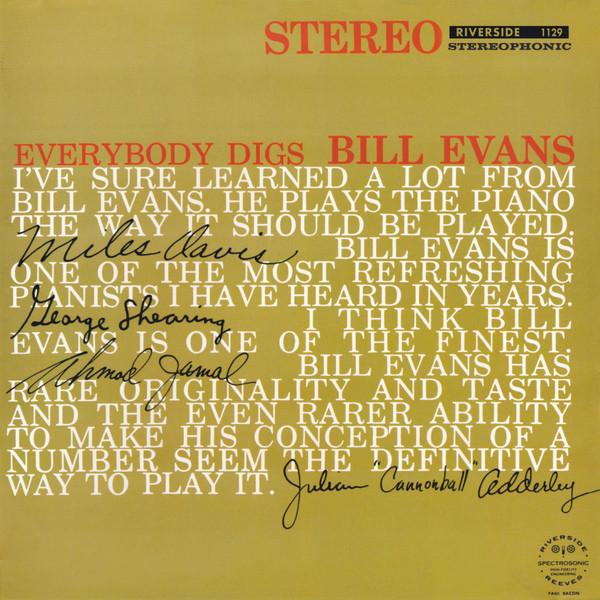 The Bill Evans Trio - Everybody Digs Bill Evans