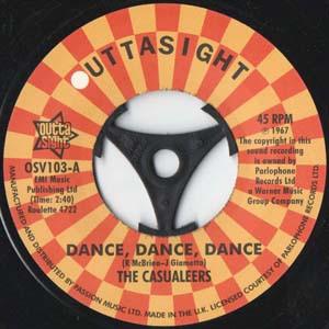 The Casualeers, Chuck Wood - Dance Dance Dance / Seven Days Too Long
