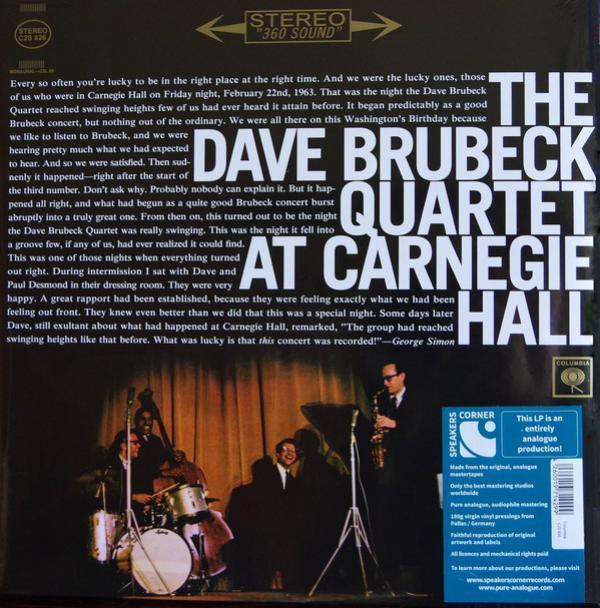The Dave Brubeck Quartet - At Carnegie Hall