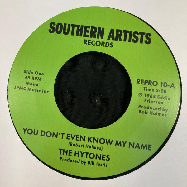 The Hytones - You Don't Even Know My Name / Good News