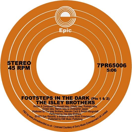 The Isley Brothers - Footsteps In The Dark (Part 1 & 2) / Between The Sheets