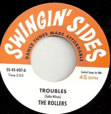The Rollers (5), Elmer Parker, The Light Lighters - Troubles / Look Out Baby