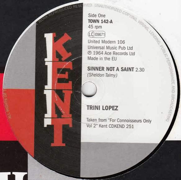Trini Lopez, Johnny Copeland - Sinner Not A Saint / No Puppy Love