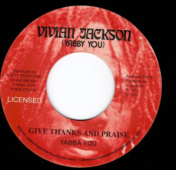Yabby You - Give Thanks And Praise / Give Thanks Dub Mix